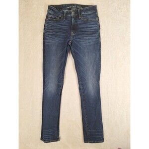 American Eagle Next Level Flex Stretch Denim Skinny Jeans Mens 28x30 (28x32 Tag)